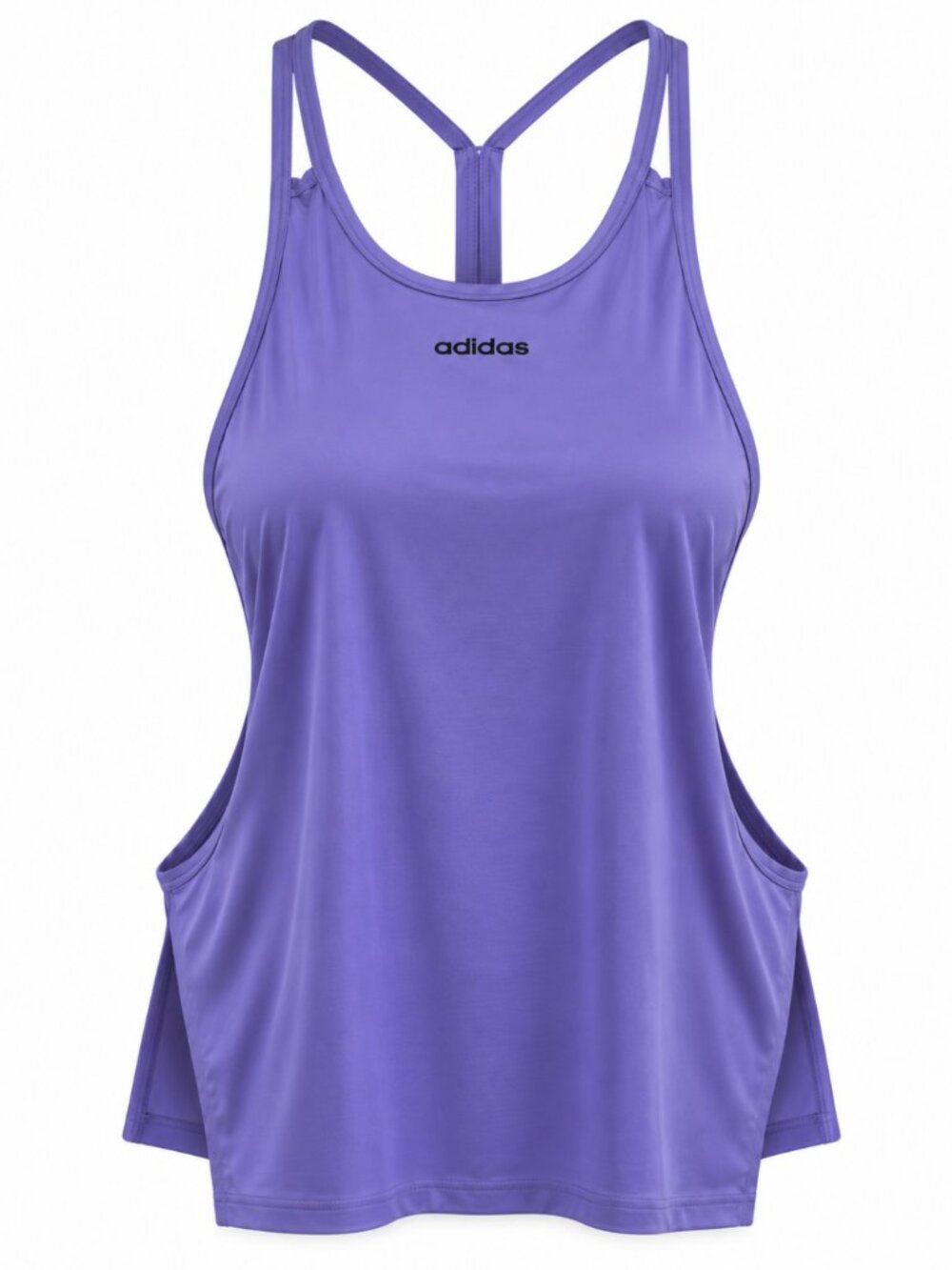 NWT Adidas Purple Open Back Strappy Racerback Workout Tank Top XL